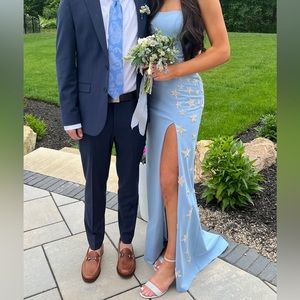 Sherri Hill prom dress 0 blue